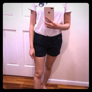 Banana republic cotton shorts navy blue, size 00p, only worn once